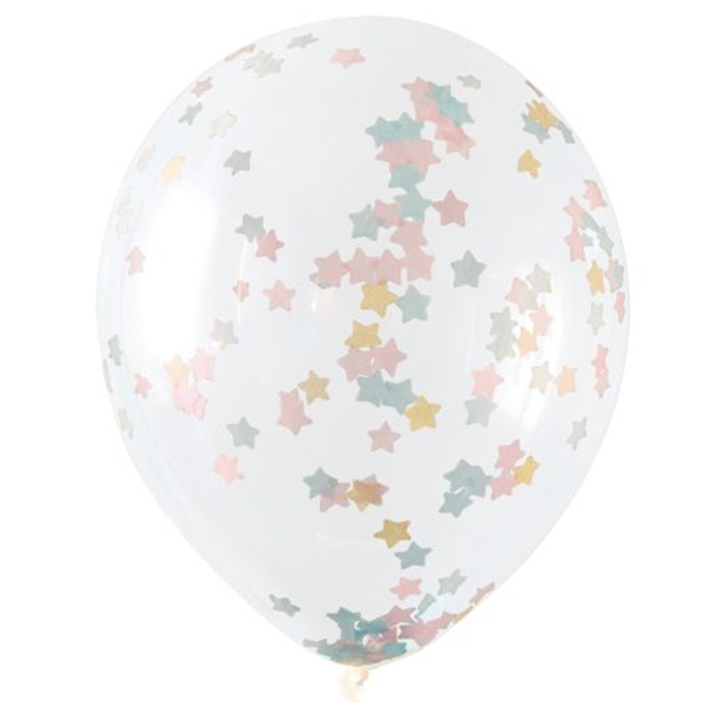 يونيك - مجموعة بالونات القصاصات الورقية - النجوم – عدد 5