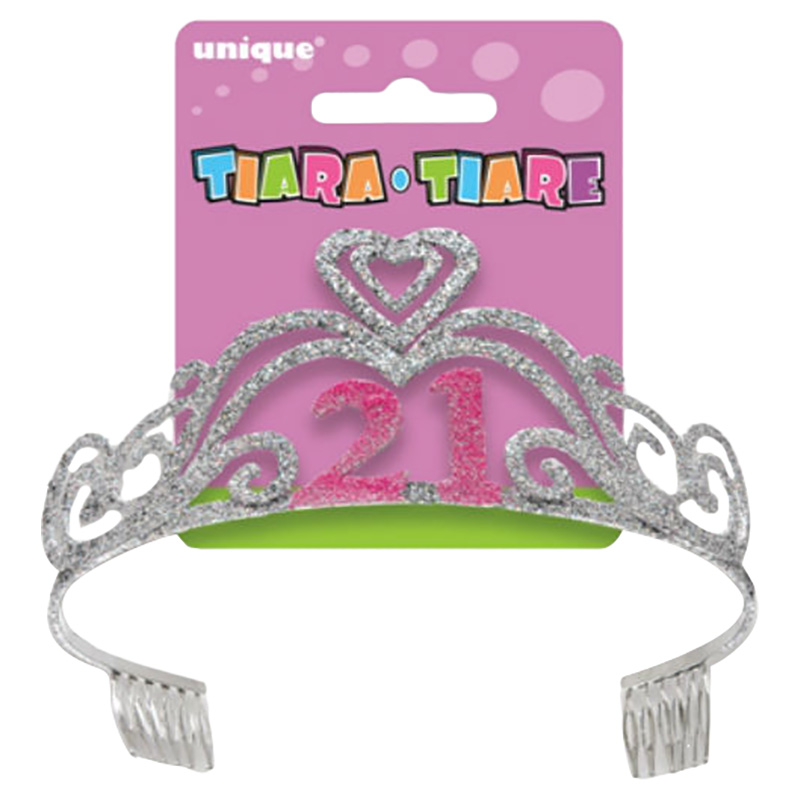 Unique - 21st Birthday Glitter Tiara