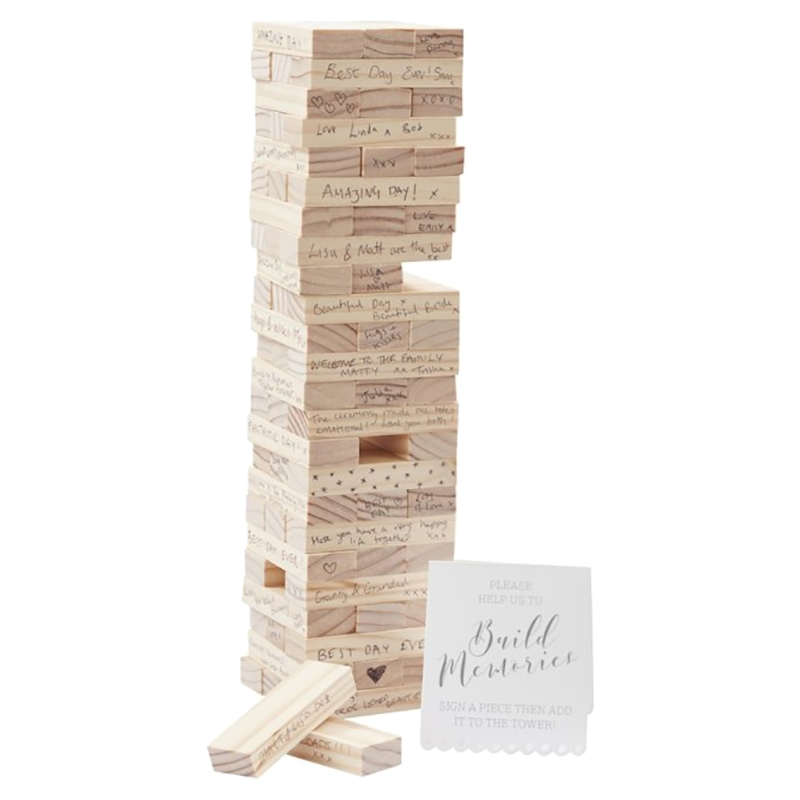 Ginger Ray - Build A Memory Building Blocks Guest Book