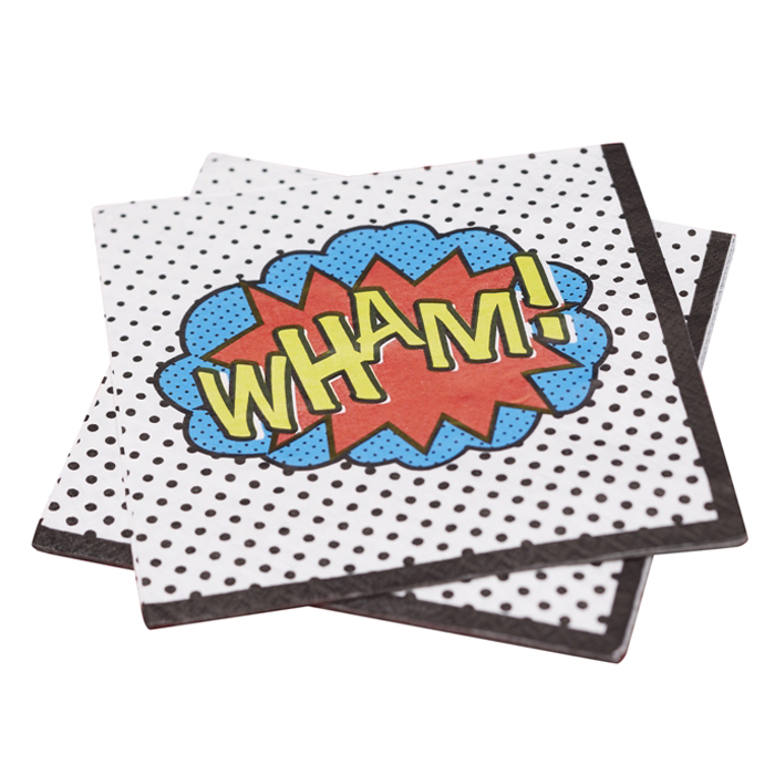 Ginger Ray - Comic Superhero - Napkins