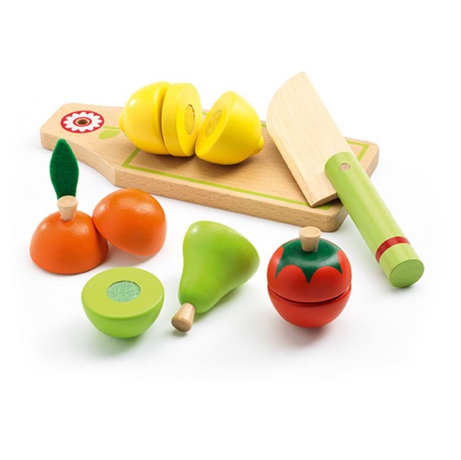 Djeco - Role Play - Wooden Fruits And Vegetables
