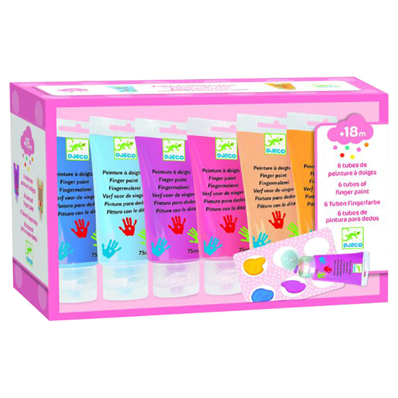 دجيكو أوعية تلوين بالأصابع