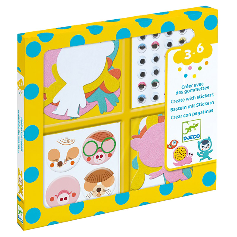 Djeco - I Love Animals Stickers