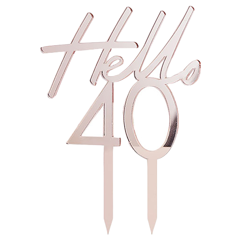 Ginger Ray - 40Th Birthday Cake Topper