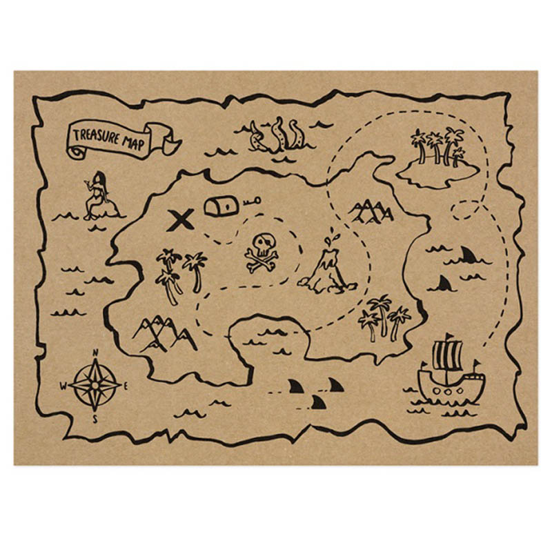 بارتي ديكو - مفارش ورقية لحفلة القراصنة