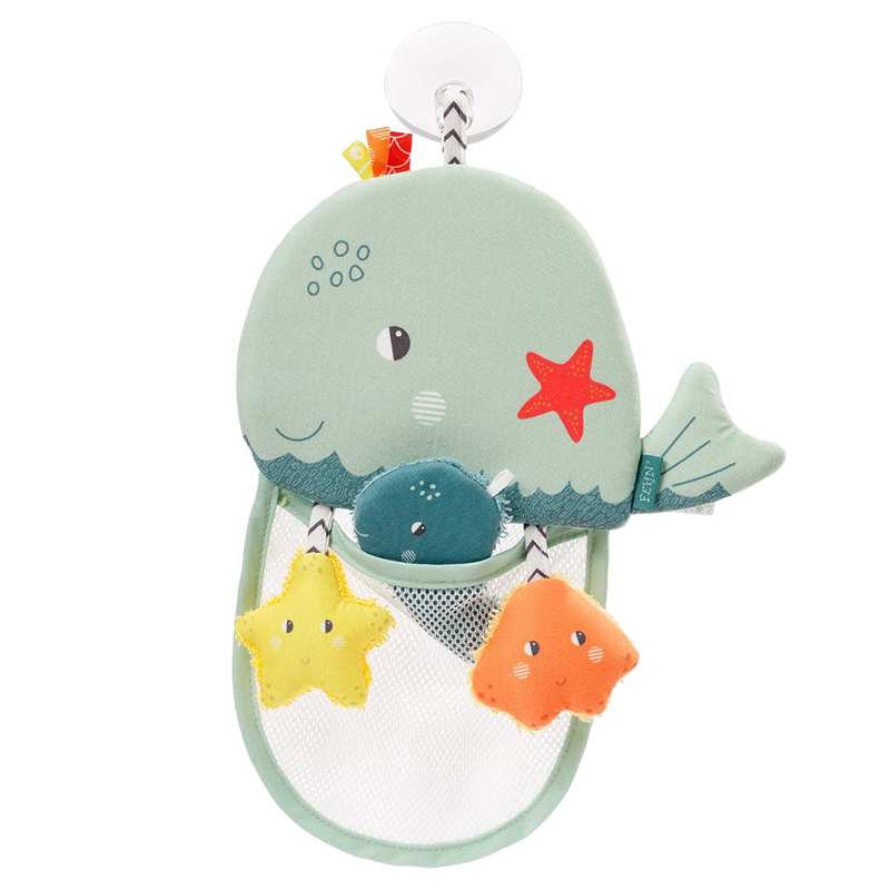 A Thousand & One Cuddles - Baby Bath Toy Organizer with Suction Cup & Interactive Toys (Exclusive)