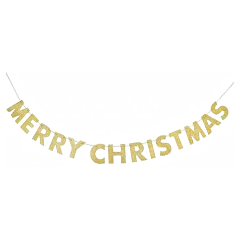 بارتي زون - لافتة عيد ميلاد مجيد مع لمعة - 9 أقدام