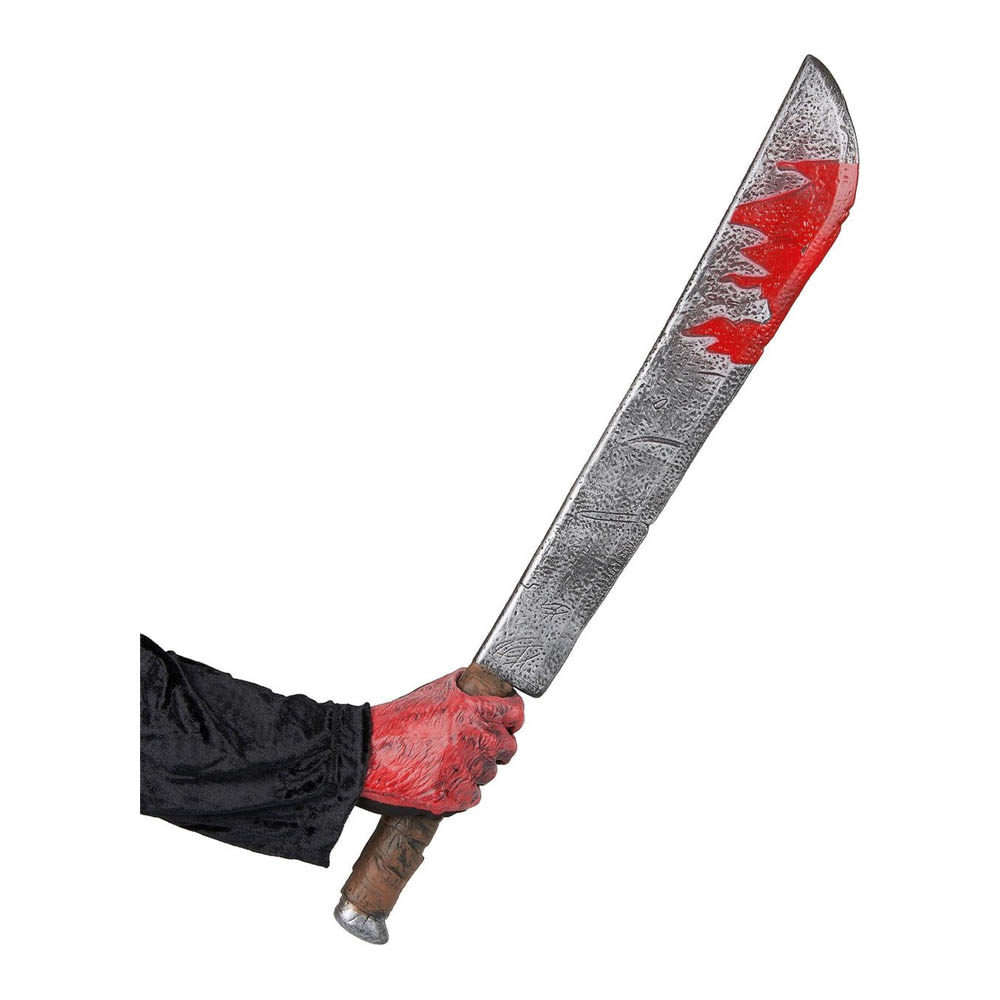 سميفيز - فأس ملطخ بالدماء فاخر 74 سم - رمادي