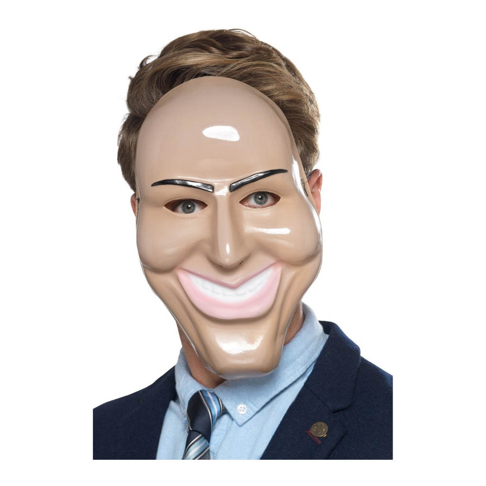 سميفيز - قناع وجه مبتسم للقاتل - بيج