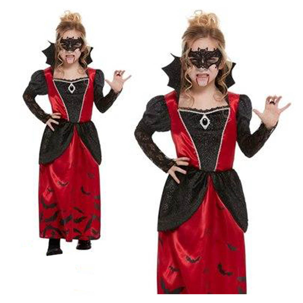 Smiffys - Vampire Costume For Girls