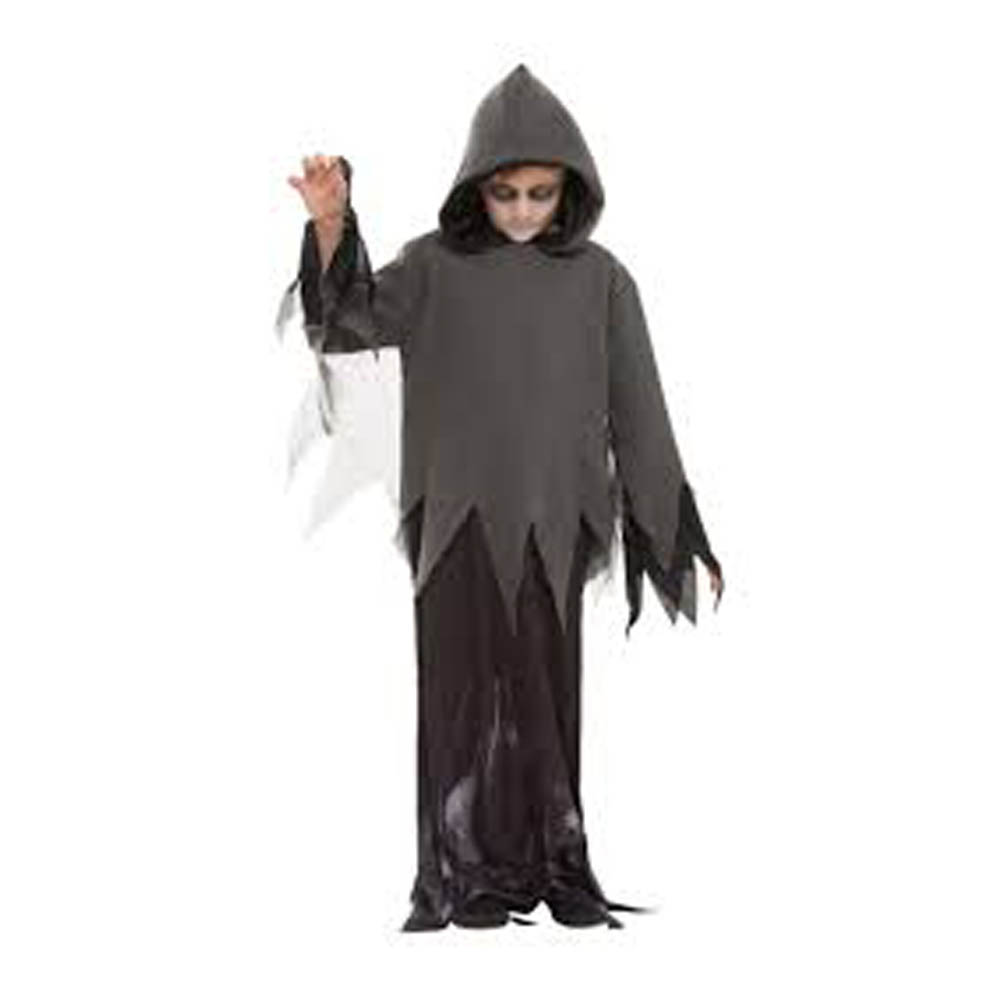 Smiffys - Ghost Ghoul Boys Costume - Black