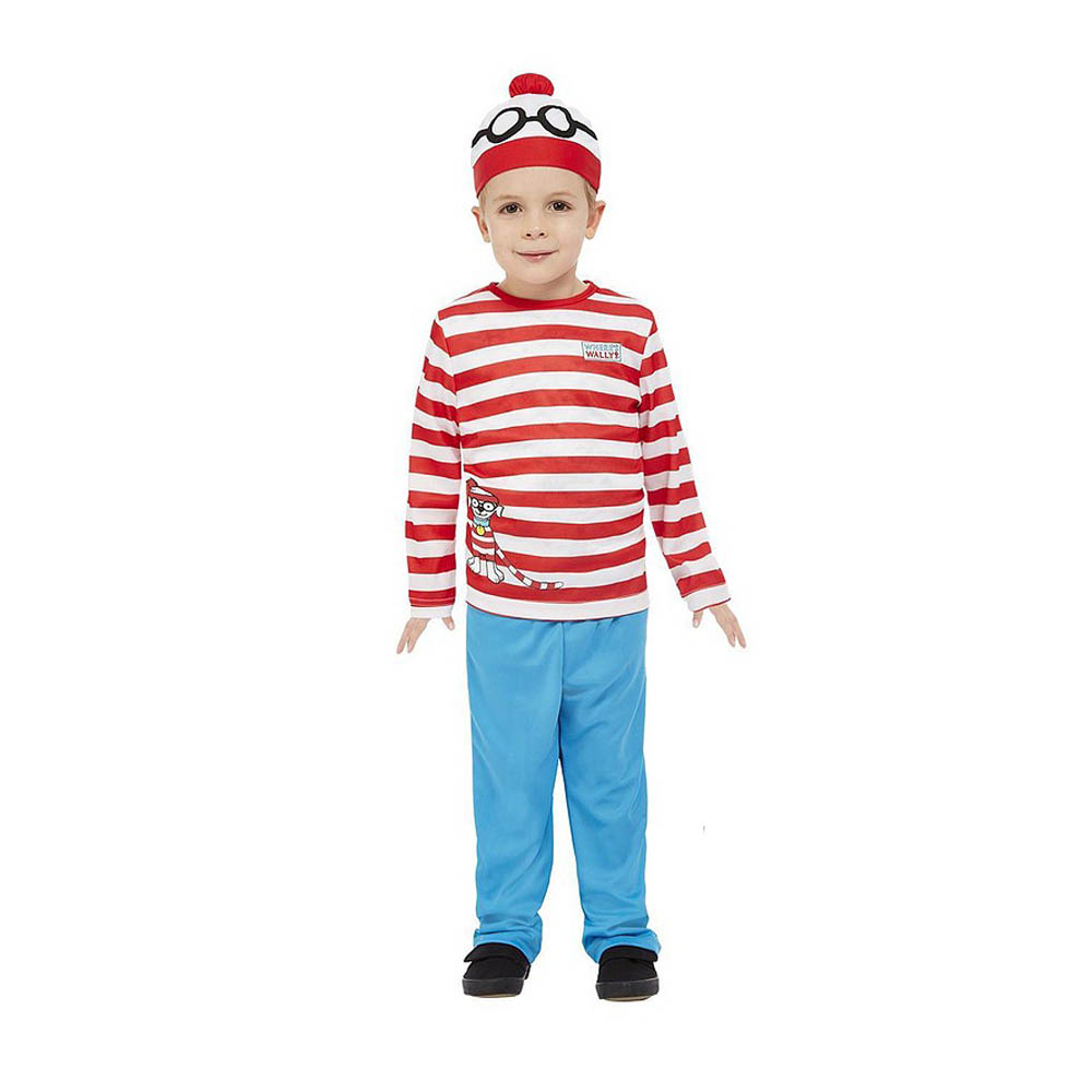 Smiffys - Where's Wally Fancy Dress Costume For Toddler