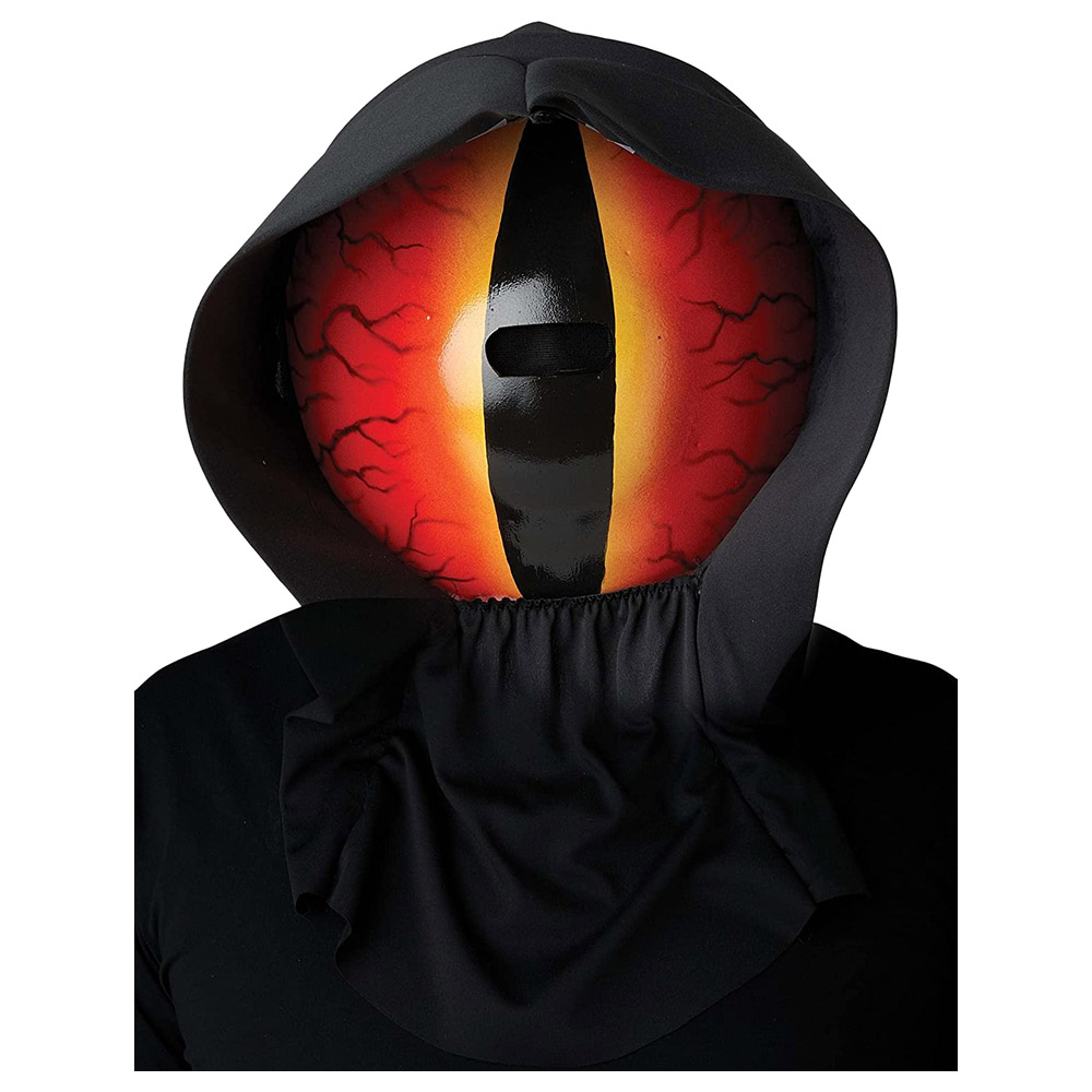 California Costumes - Evil Eye Light Up Mask with Attached Hood