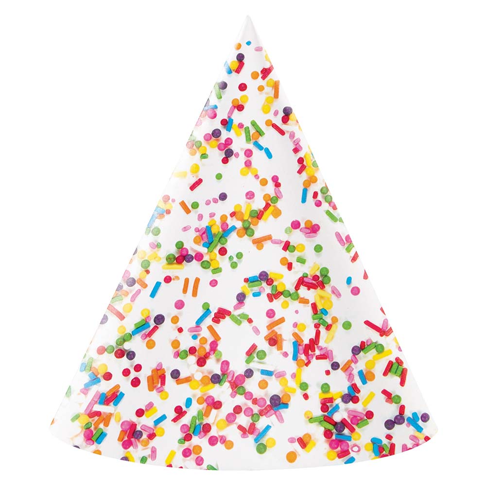 Party Zone - Sprinkles Hat Adult Size 8pcs