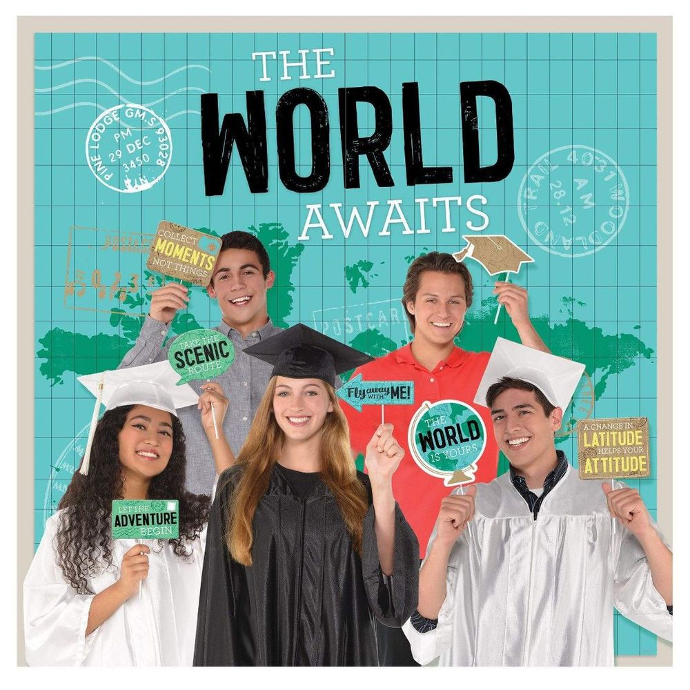 Amscan - The World Awaits Scene Setter withProps