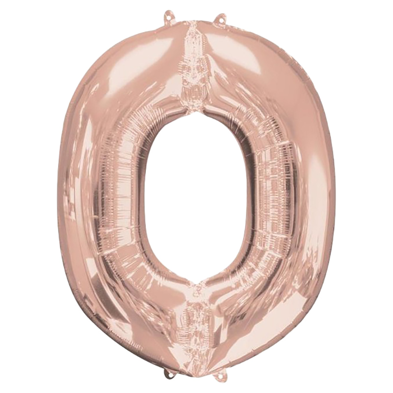 Anagram - Letter O Rose Gold Foil Balloon 40