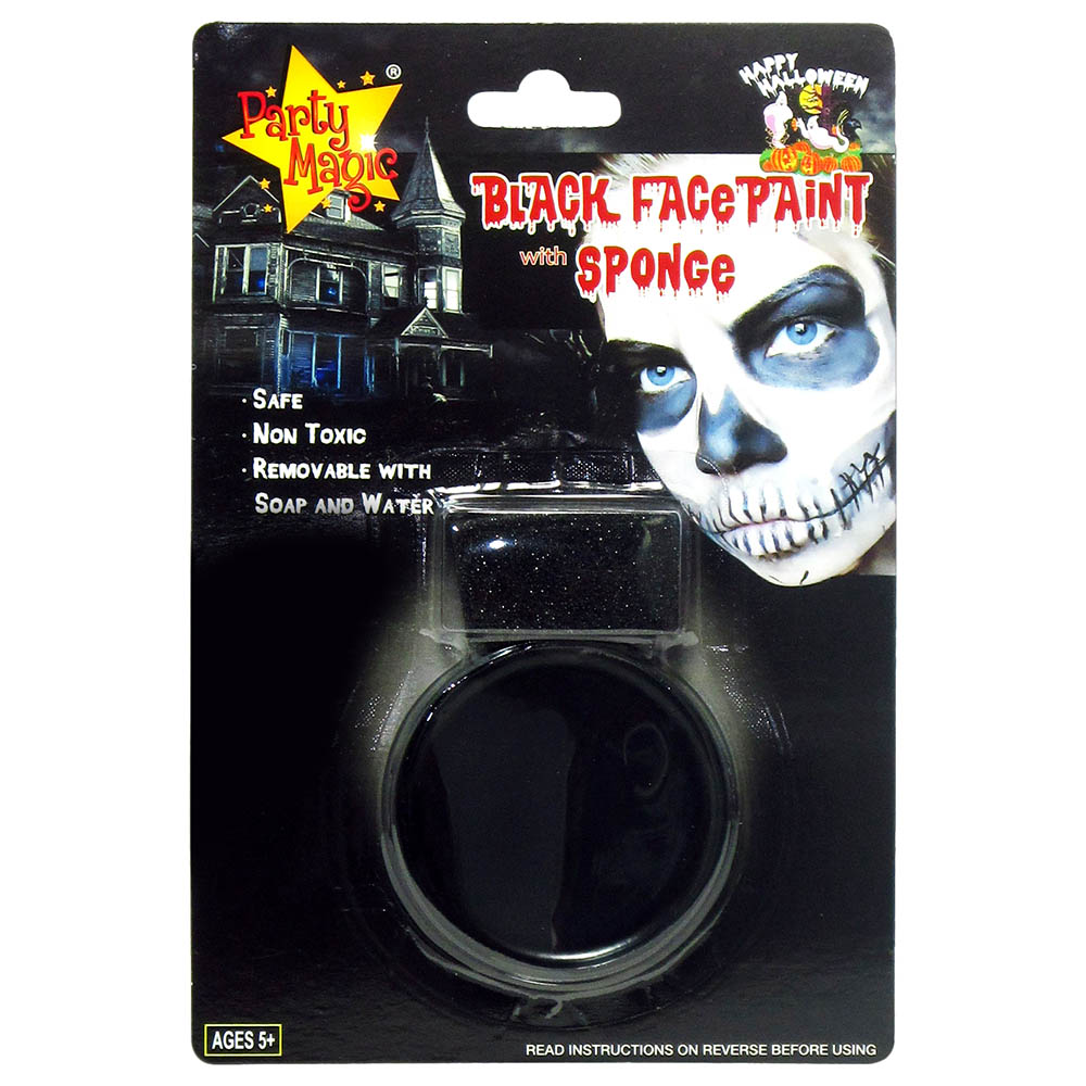 Party Magic - Black Paint with Spong