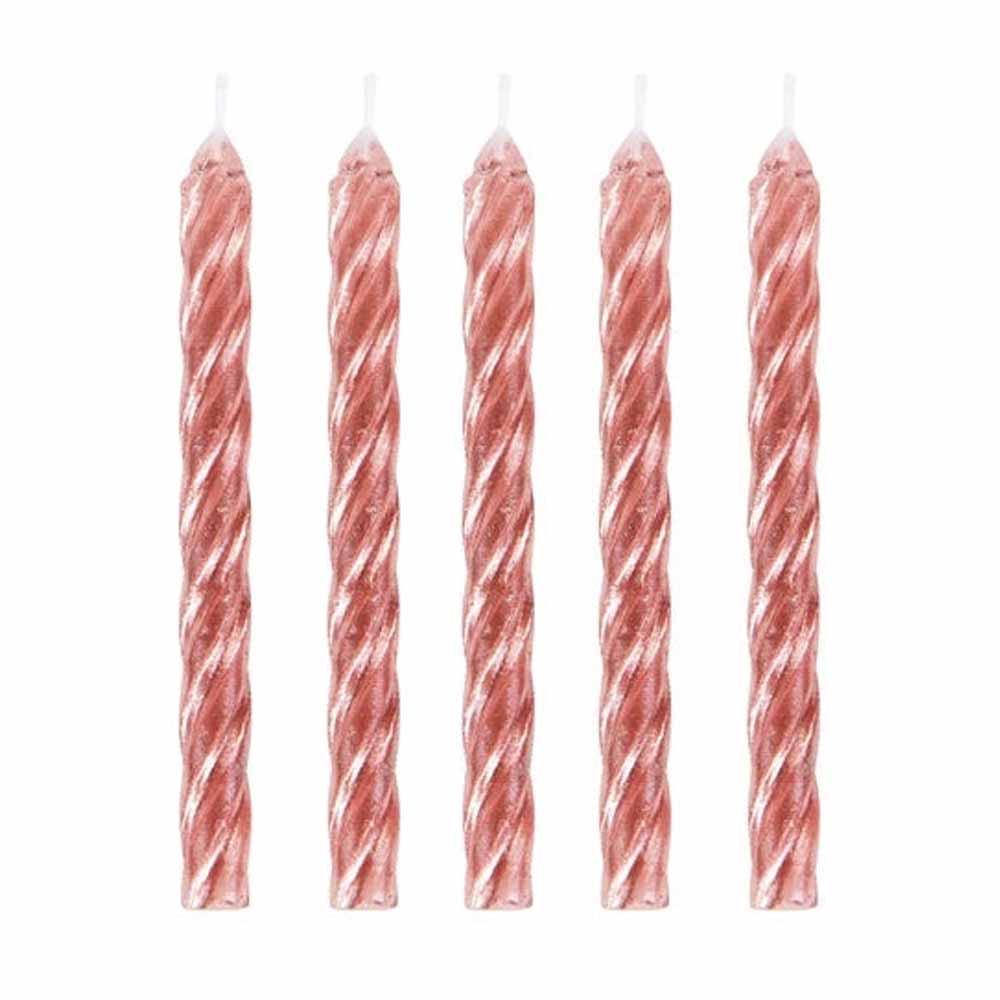 كرييتف كونفيرتنغ - شمعات لولبية - لمعة معدنية - عدد 24