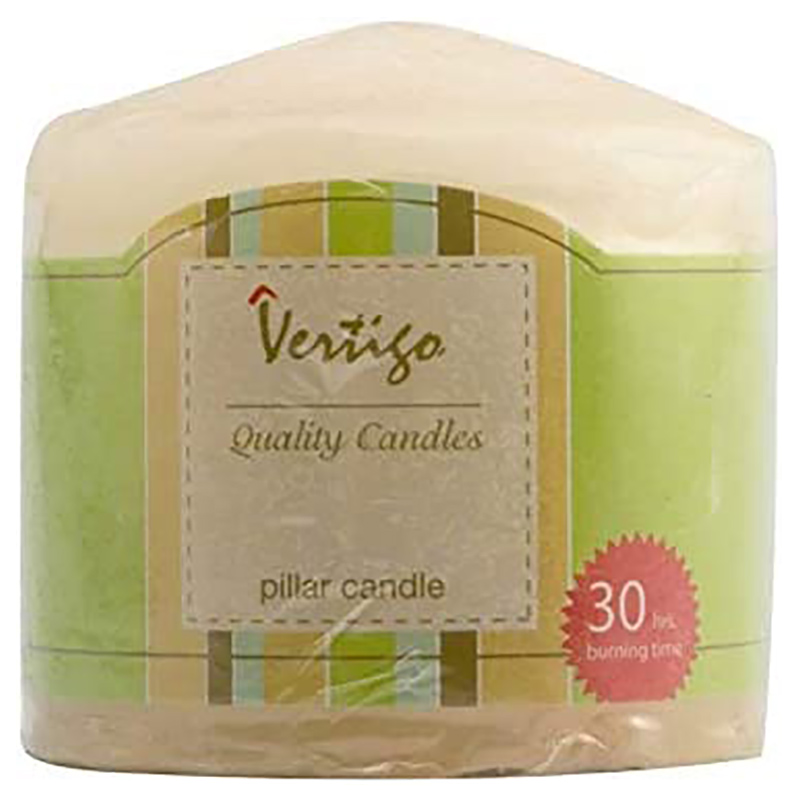 Vertigo - Pillar Candle - Ivory