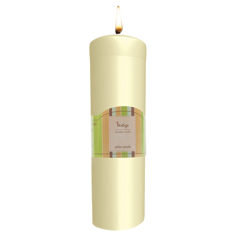 Vertigo - Pillar Candle 3 x 9 inch - Ivory 