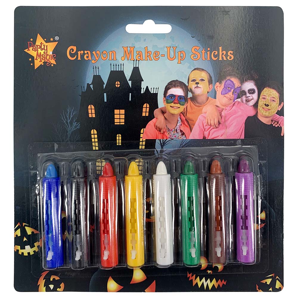 Party Magic - Crayon Make-Up Sticks Pack Of 8