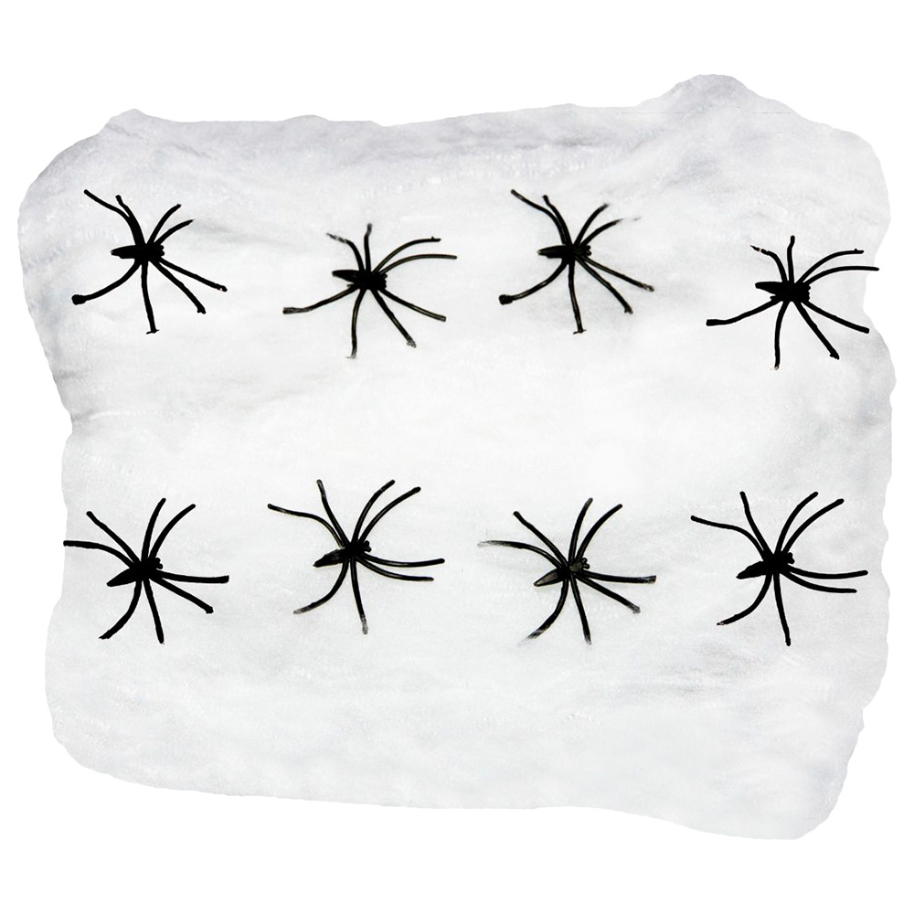 Party Magic - Spider Web White with 12 Spider 300g