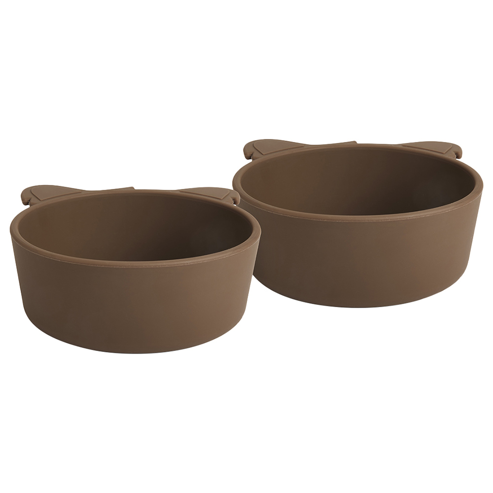 Nuuroo Alex Silicone Deep Koala Plate Pack of 2 - Acorn