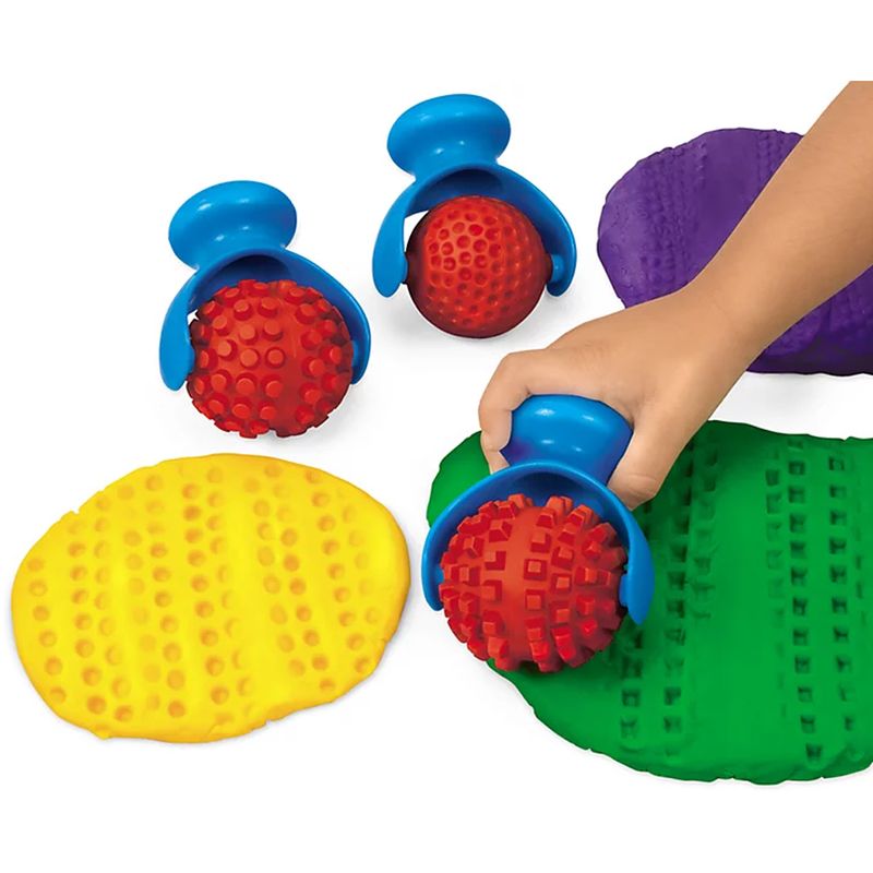 Lakeshore - Easy-Grip Dough Rollers - Set of 3