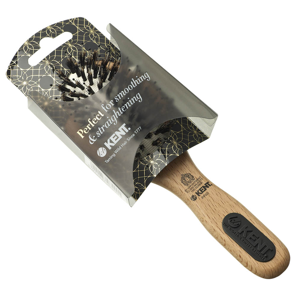 Kent Brushes - Natural Shine Pure Bristle Handbag Size