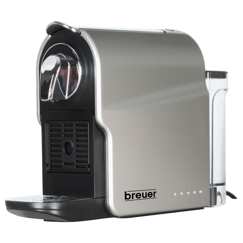 Breuer Nespresso Capsule Compatible Coffee Machine - Silver