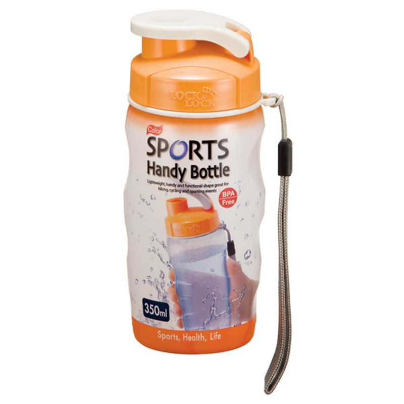 LOCK&LOCK - Sports Handy Bottle - Orange - 350ml
