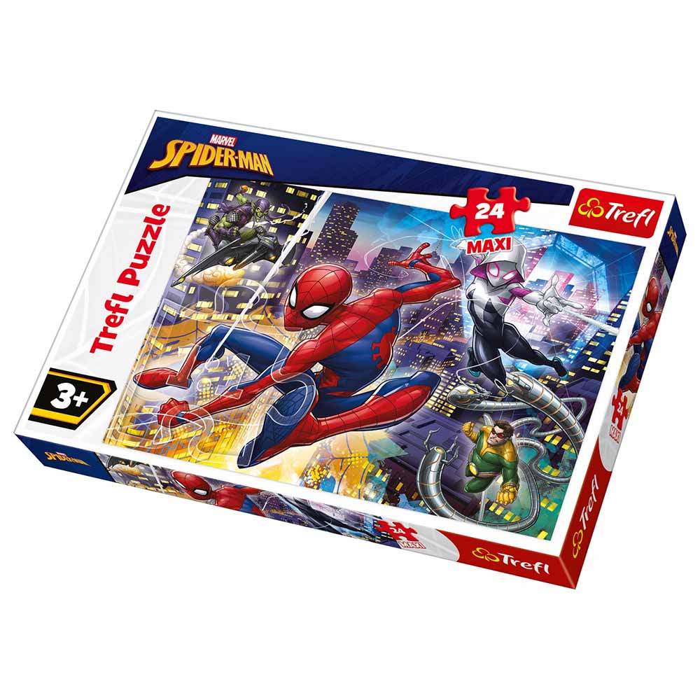 Trefl - Puzzles 24 Maxi - Fearless Spider-Man