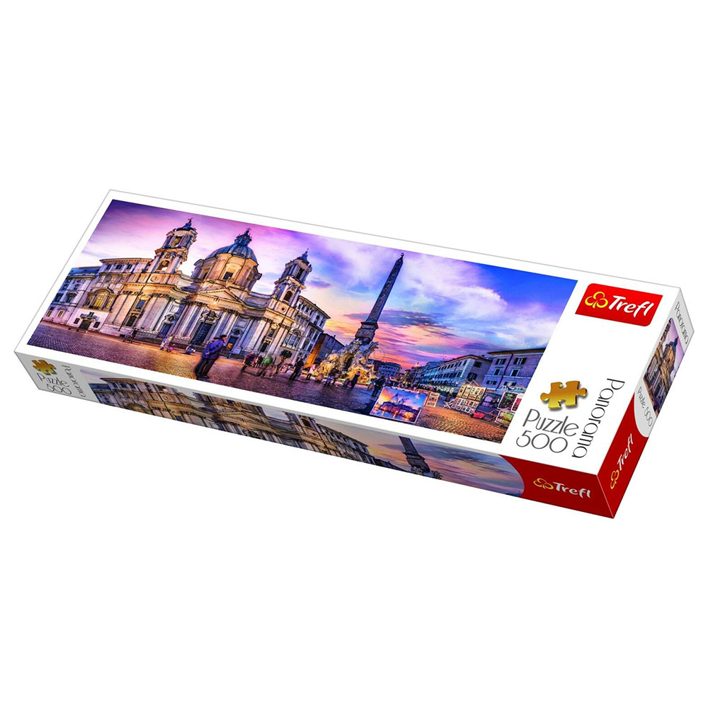Trefl - Puzzles 500 Panorama - Piazza Navona, Rome/500 Px