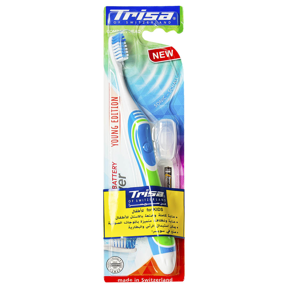 Trisa - Sonic Battery Young Edition Toothbrush with Compact Head
