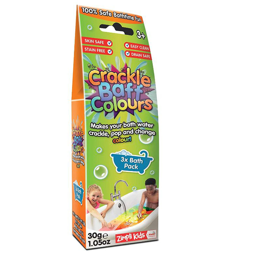 Zimpli Kids - Crackle Baff Colours 3 Pack 30g