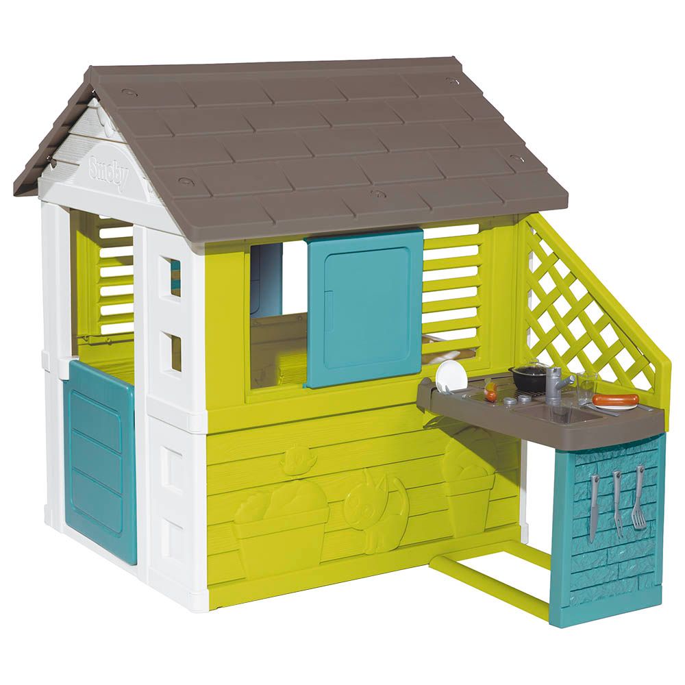 Buy Smoby Playhouse Pretty House with Kitchen in UAE Mumzworld