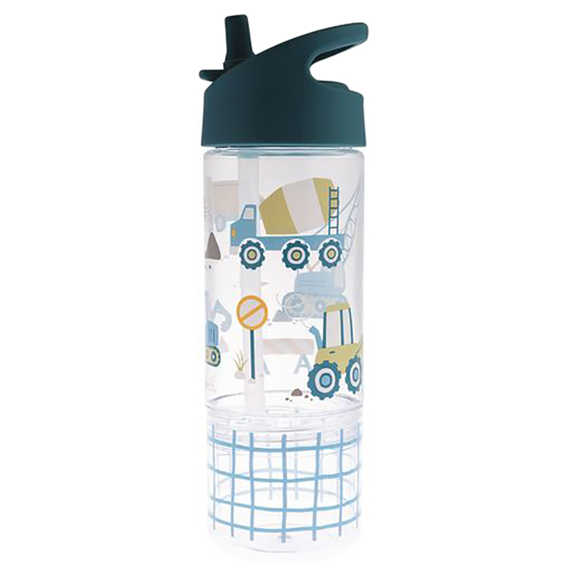 Stephen Joseph - Sip & Snack Bottle - Blue - 350ml