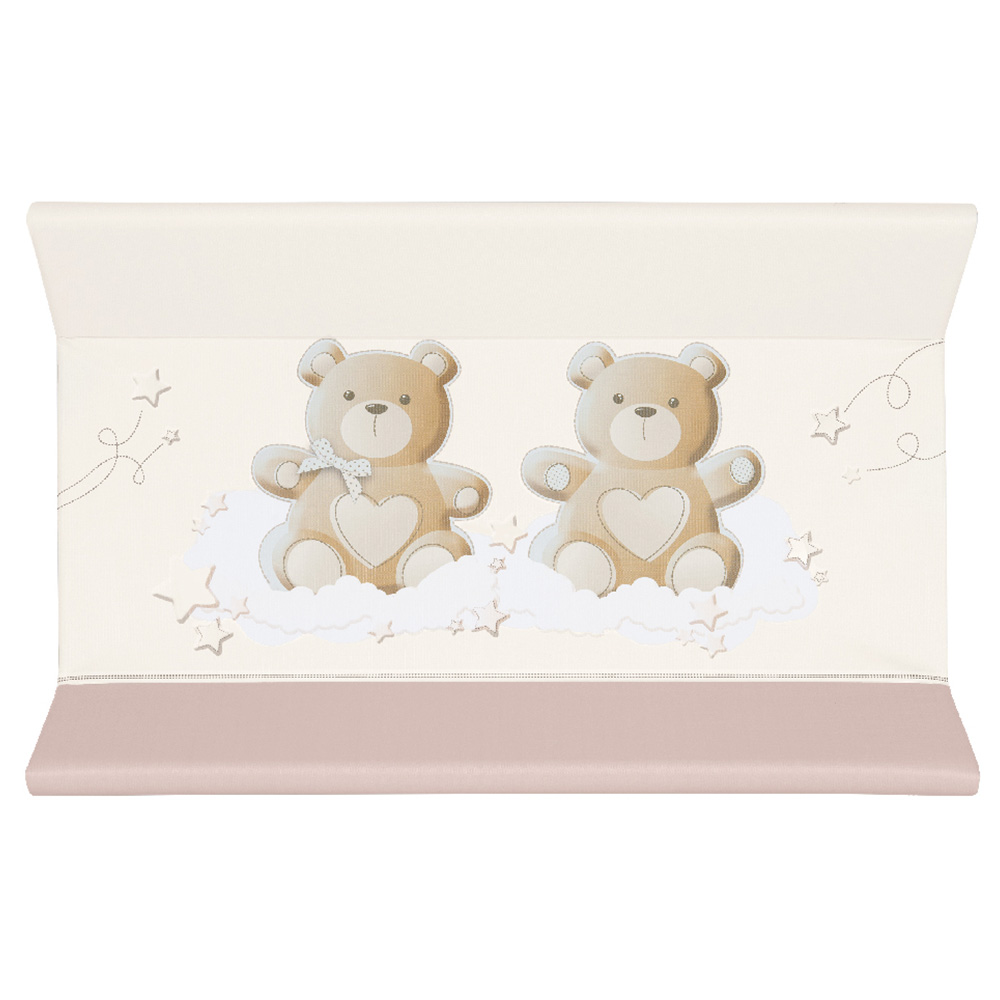 Brevi - Changing Mat Idea-Antibacterial - 2 Bears Beige