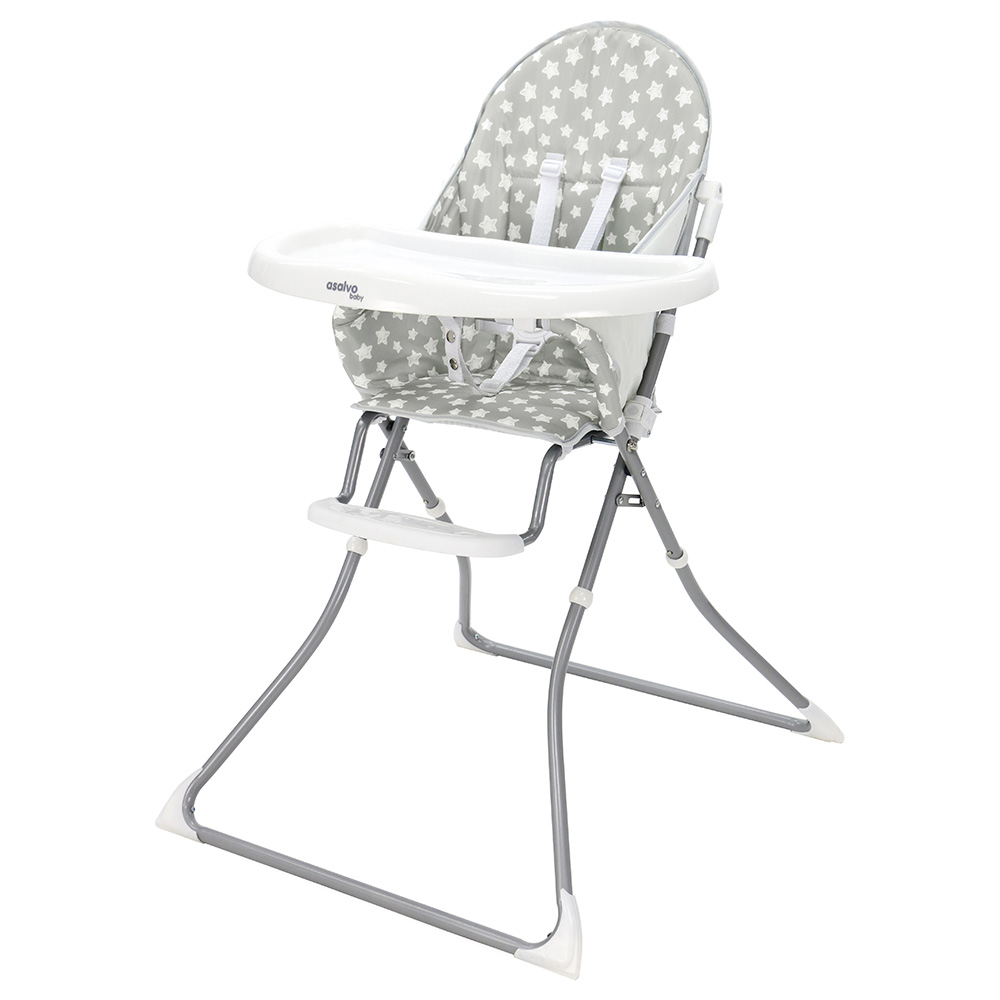 Asalvo High Chair Quick - Stars Grey