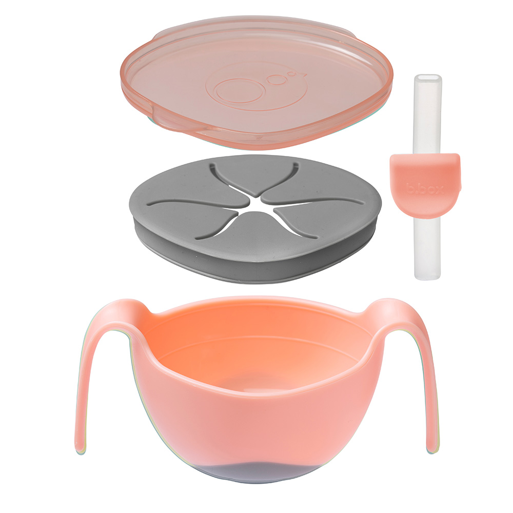 b.box Bowl And Straw - Tutti Fruitti