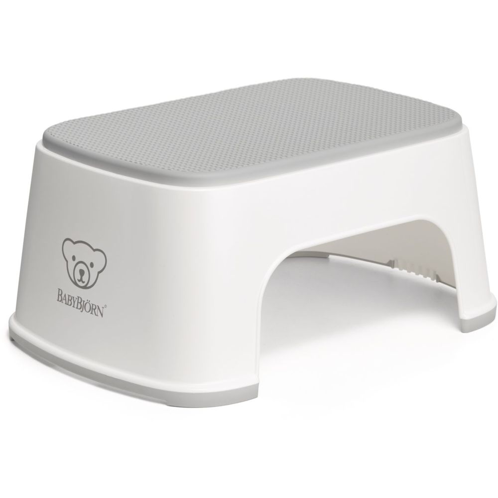 BABYBJORN - Step Stool - White/Grey