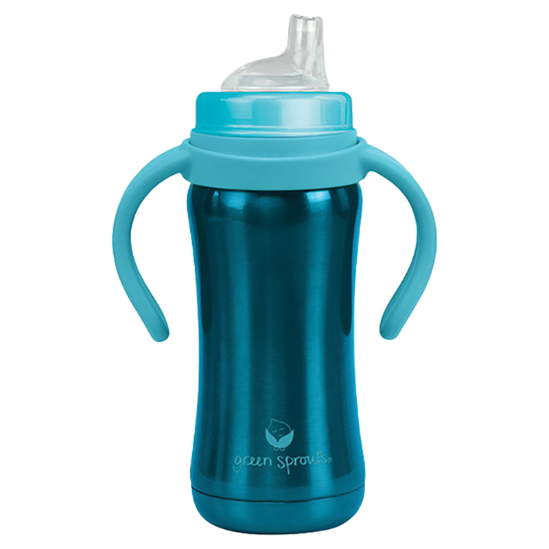 Green Sprouts - Sippy Cup Made From Stainless Steel -Aqua - 178ml