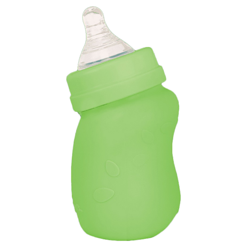 Green Sprouts - Baby Bottle with Silicone Cover 5Oz - Green
