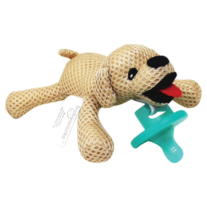 Babyworks - Pacifier Friend with Pacifier - "Bud" Puppy