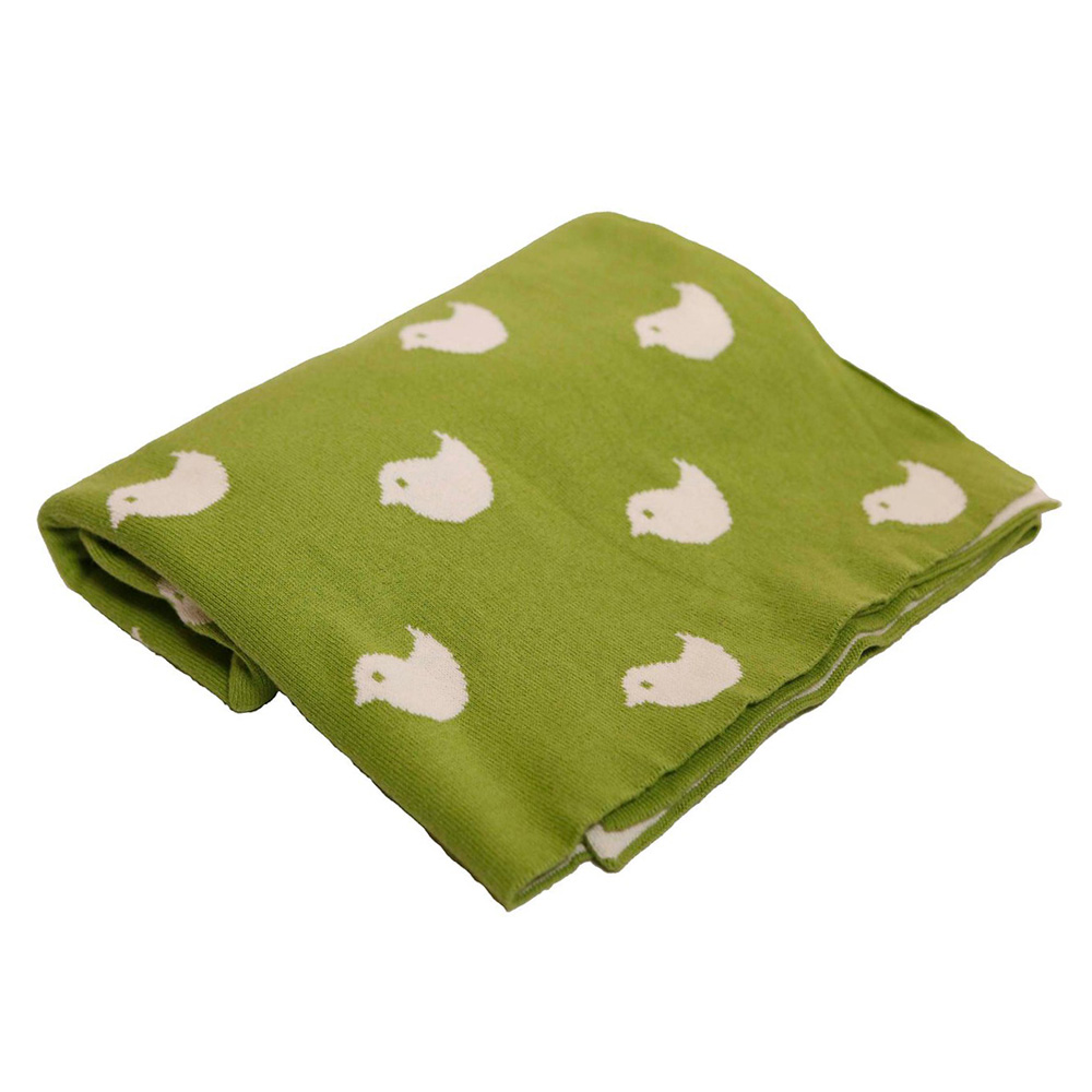 Pluchi - Birdies Baby Blanket - Green