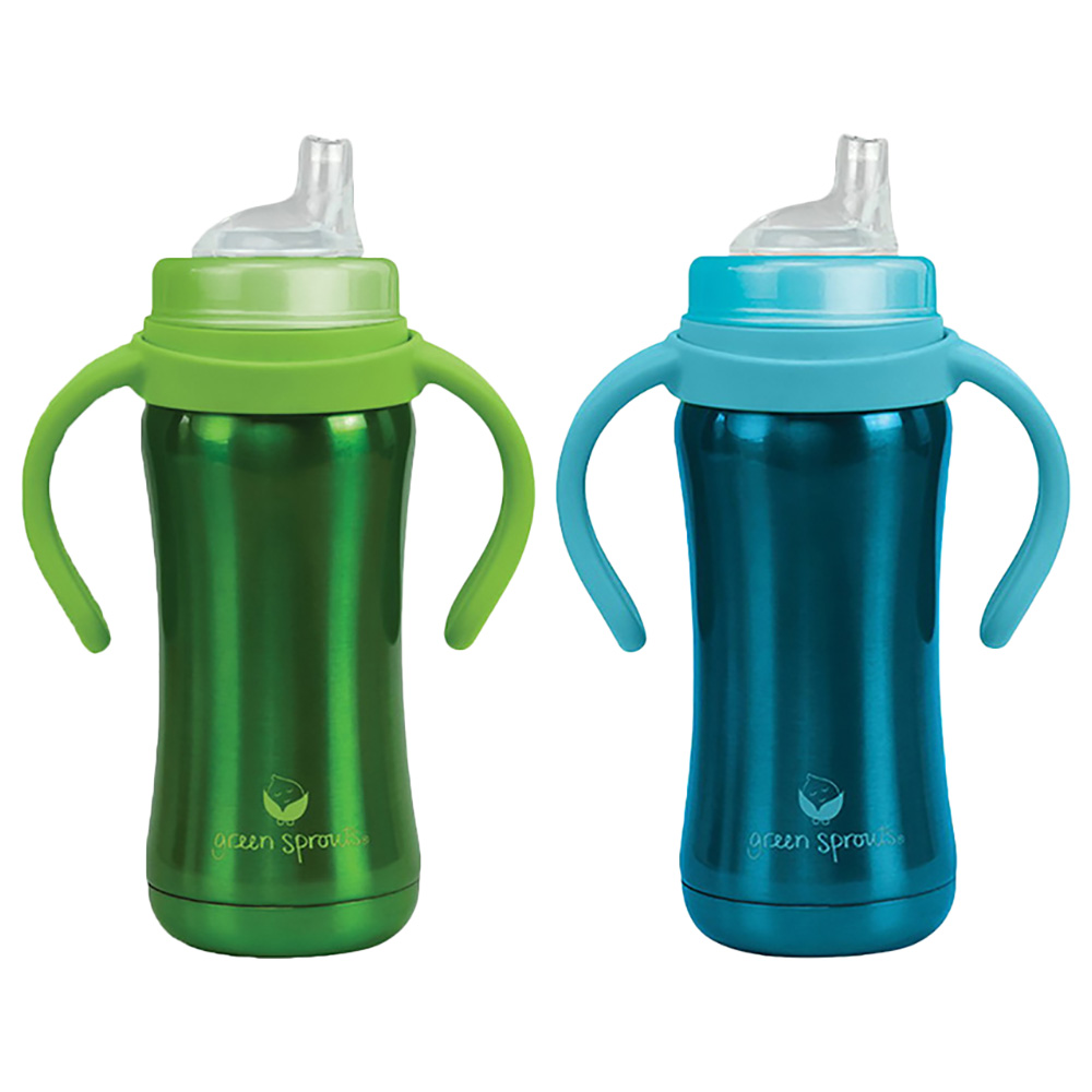 Green Sprouts - Sippy Cup 6oz - Pack of 2 - Blue/Green