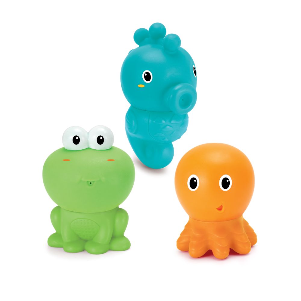 Infantino - Easy Clean Bath Squirters
With Clipstrip