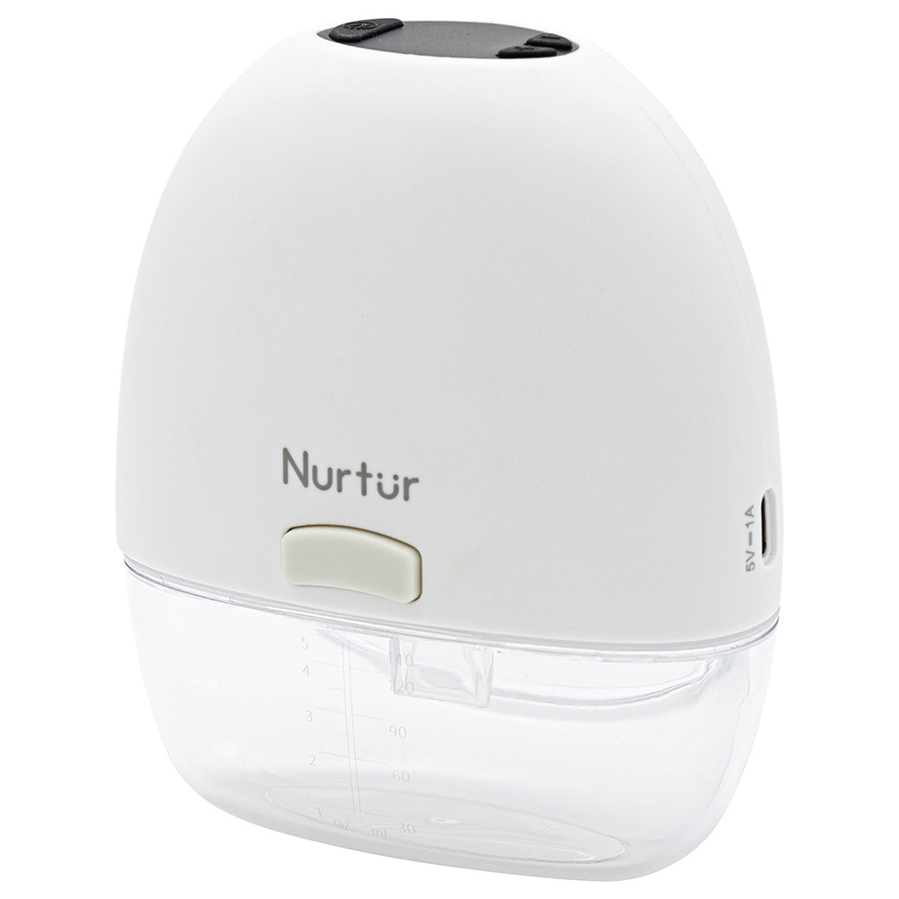 Nurtur - Hands Free Electric Breast Pump - White - 140ml