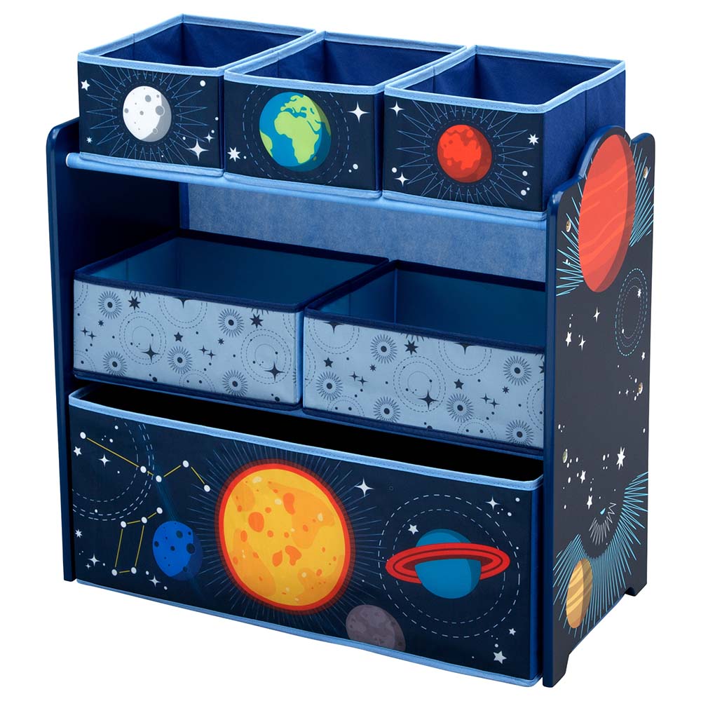 Delta Children - Space Design Toy Storage Organizer - Blue