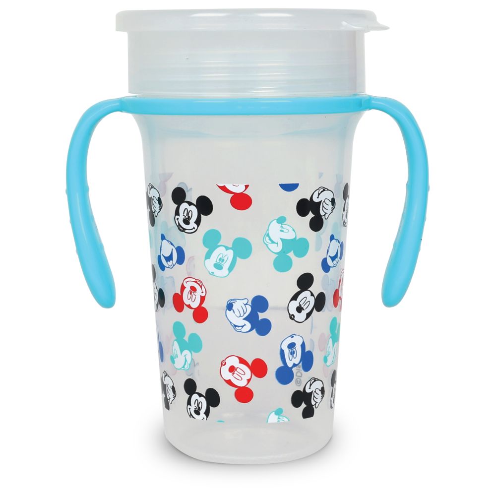 Disney Mickey Mouse 360° Double Handle Training Sipper With Lid Multicolour